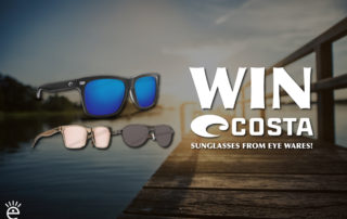 costa eye wares contest with 3 pairs of costa frames on a dock background, optometry near me, optometrist, eye doctor Metairie, eye doctor New Orleans, glasses store near me, eye clinic near me