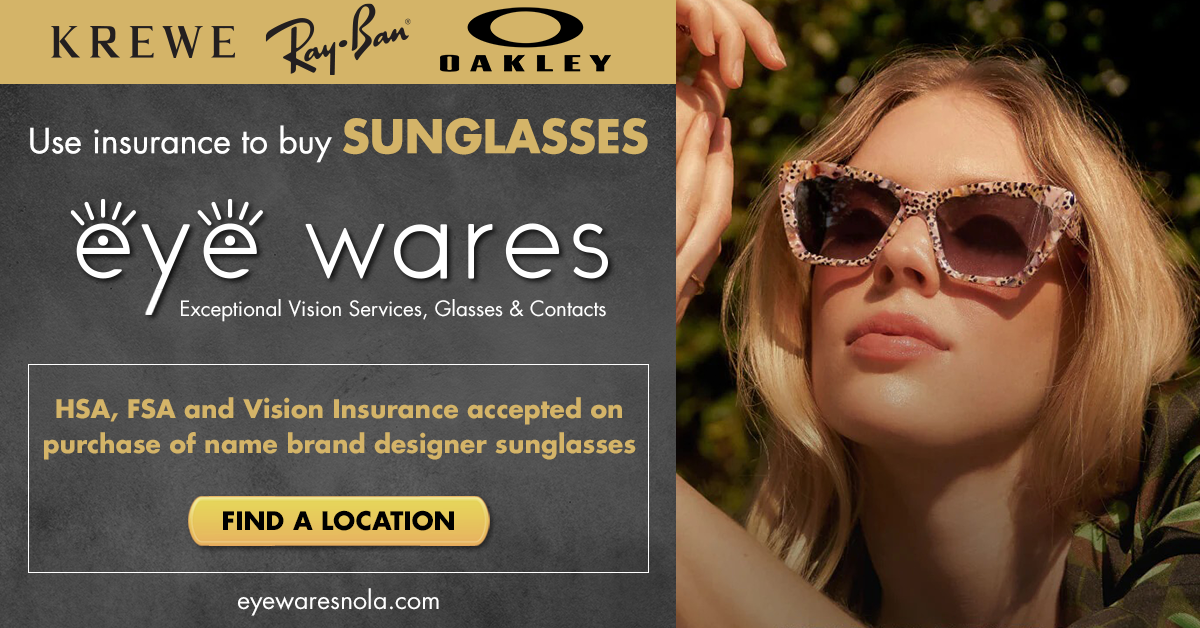 Use HSA, FSA and Vision Insurance to pay for your KREWE, Ray-Ban and Oakley  Sunglasses at Eye Wares - Eye Wares